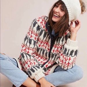 Anthropologie Fair Isle Jacket